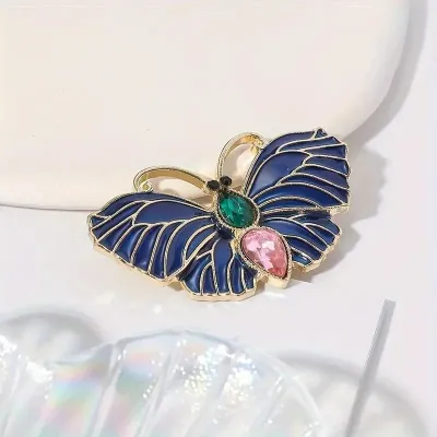 Multicolor Butterfly Hijab Brooch/Pin